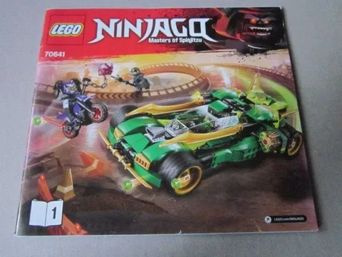 Lego Ninjago Building Instructions Instruction 706411 / 1 Masters of Spinjitsu
