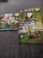 3 LEGO CREATOR # 31078,((3)),,LEGO INSTRUCTION MANUALS,, ONLY,,LOOK 