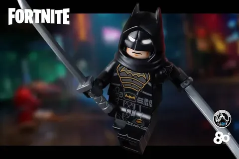 LEGO DC 80s Toyshop Hades DC Brick Custom Fortnite Ninja Batman Minifigure NEW