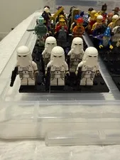 Star Wars Lego Snowtrooper Minifigures Lot of 5 (sw1181) Excellent Condition
