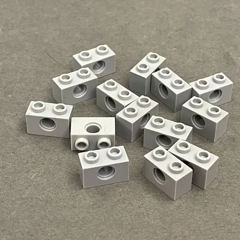 Lego 3700 Light Gray Replacement Parts Pieces Lot of 14