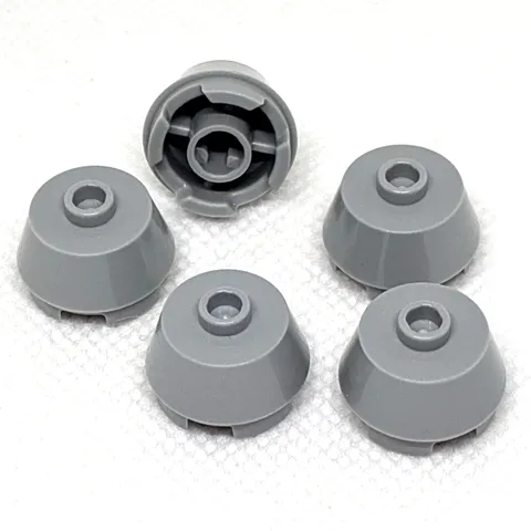 LEGO Parts - Light Bluish Gray Cone 2 x 2 Truncated - No 98100 - QTY 5