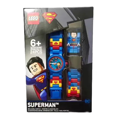 LEGO 8021575 DC Superman Buildable Watch Minifigure Limited Battery Not Tested