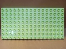 Lego 61310 Duplo Light Green Baseplate 16 x 8 Pegs Base Plate Floor 8x16