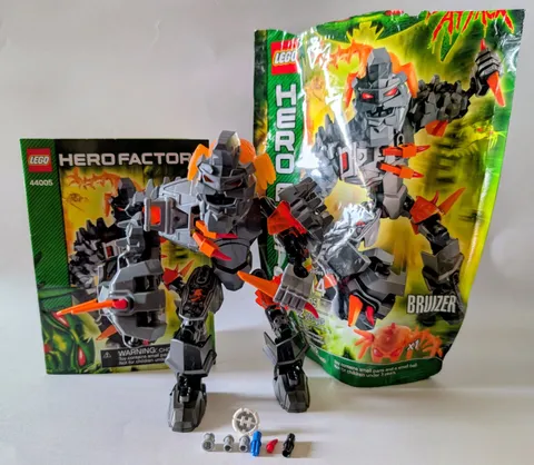 LEGO Hero Factory #44005 Bruizer, 100% Complete!! 