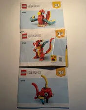 LEGO Creator 3-in-1 Instruction Manual Booklets for Set 31145 (3 Manuals)