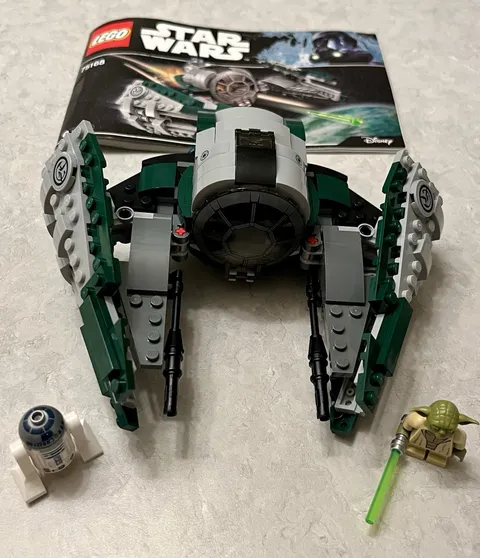 LEGO Star Wars Yoda’s Jedi Starfighter 75168 Complete Set 262pcs Yoda R2-D2