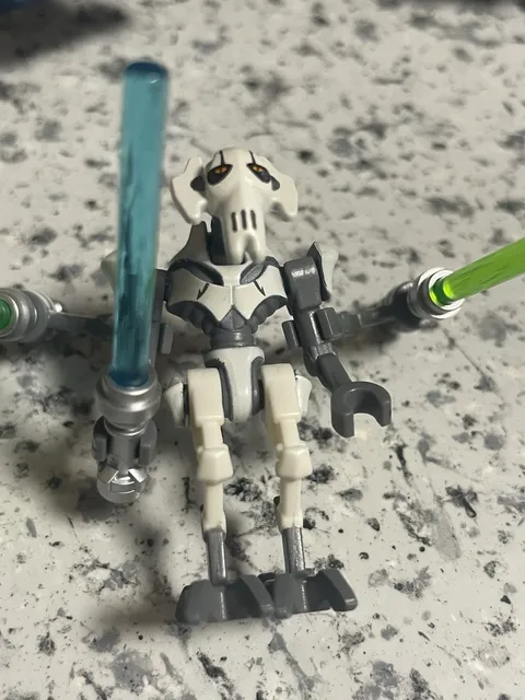 LEGO Star Wars General Grievous Minifigure with Lightsabers Set 7656