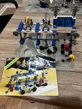 Vintage LEGO Classic Space 6930 Space Supply Station (~95% Complete) 1983