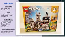 LEGO Creator 3 in 1 Medieval Horse Knight Castle 31168, New, Sealed, US