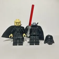 LEGO Star Wars Villains Minifigure Lot Darth Vader Palpatine Incomplete Genuine