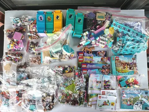 Lego Friends Disney MiniFigures Parts Manuals Loose and sealed Bags Incomplete 