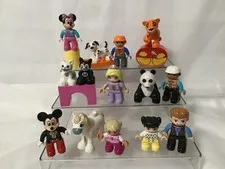 Lego duplo mixed animals and people figures, lot of 14