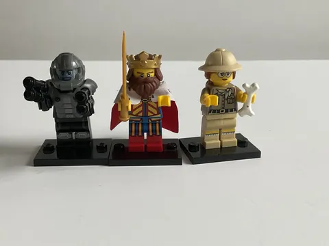 LEGO CMF Series 13 Minifigures Lot Classic King Galaxy Trooper Paleontologist