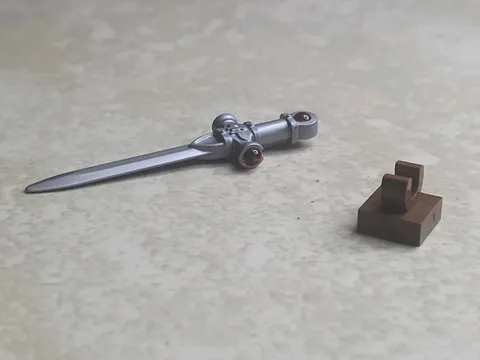 LEGO Godric Gryffindor Sword With Clip Base Collectable Limited Edition 