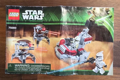 LEGO Star Wars: Clone Troopers vs. Droidekas 75000 Instructions Only - No Bricks