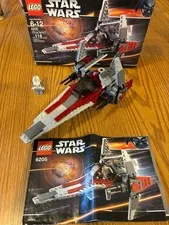LEGO Star Wars 6205 V-Wing Fighter 118 pcs Complete Set w/ Box & Instructions