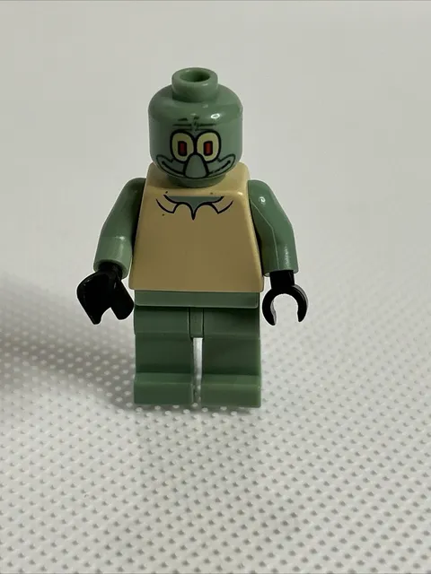 Lego Squidward Minifigure SpongeBob SquarePants bob003 - 3825 3827 Retired