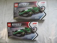 LEGO Speed Champions 77245 Aston Martin Aramco F1 AMR24 Car, TWO Sets!