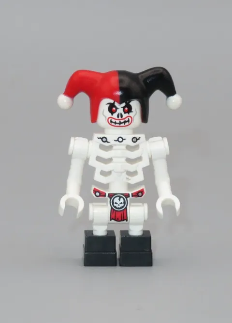 LEGO Ninjago Krazi Skulkin Jester red black skeleton minifigure 70592