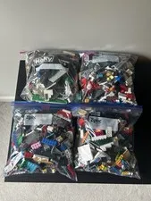 LEGO Bulk Lot Mixed Assorted Pieces/Parts Multicolor Plastic in Bags
