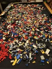 LEGO 15 Pounds Includes 14 Complete Figs Accessories Washed Sorted By Color