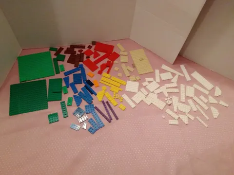 Toys LEGO Bulk Lot Plates Baseplates Variety Sizes 75t Pieces Parts Colorful