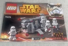 LEGO Instructions Directions Book ONLY 75078-STAR WARS Imperial Troop Transport