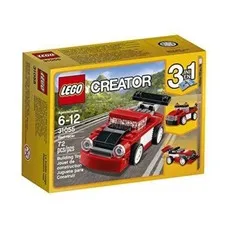 NEW LEGO Creator Red Racer 3 IN 1 72PCS BUILD CAR 31055 Building Kit TOY #562