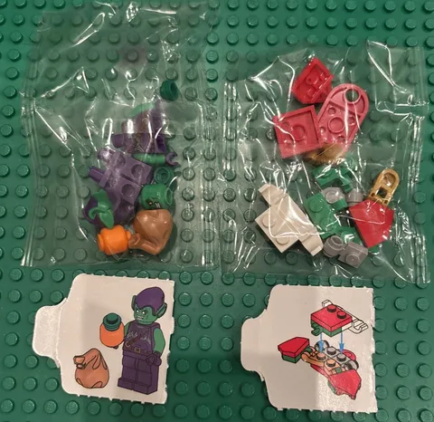 NEW LEGO Green Goblin w Sled/Glider Builds From 76293 Advent 2024 Day 19 20 21