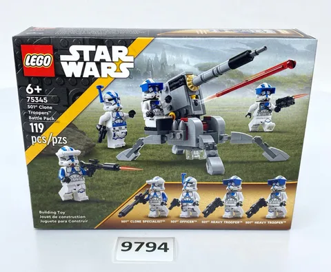 LEGO Star Wars 75345 501st Clone Troopers Battle Pack 119 pieces New in Box
