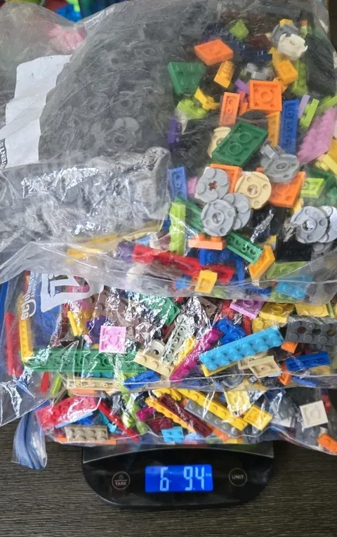 LEGO Bulk Plate Lot 6+ lbs Genuine LEGO Building Plates Mixed Sizes & Colors MOC