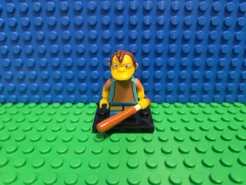 Lego Nelson Muntz Minifigure Simpsons Collectible Series 1 71005 CMF Lot Rare