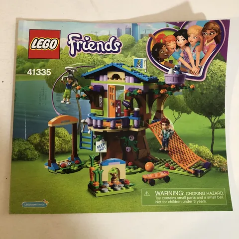 Lego Friends 41335 Instruction Manual Only