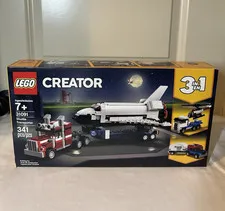 LEGO Creator Shuttle Transporter 31091 341pc 7+ Space 3-in-1 Building Set