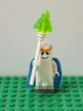 Lego Movie Vitruvious Ghost Shroud Minifigure Glow in the Dark 70818 Minifig