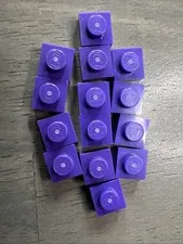 LEGO 3024 1x1 Dark Purple Plates Mosaic Parts 14pcs
