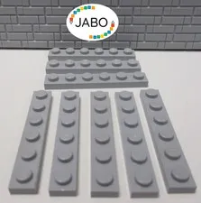 (J8/2/2) LEGO 8 x 3666 Flat Plate 1x6 New Light Grey