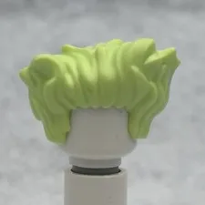 LEGO 53798 Yellowish Green Minifigure, Hair Swept Back W/ Spikes on Side