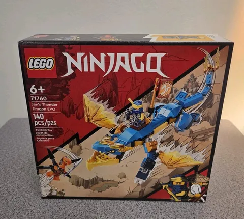 NEW Lego NINJAGO 71760 Jay's Thunder Dragon EVO 140 pcs
