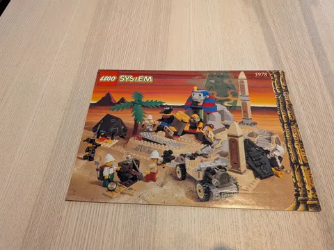 LEGO #5978 Sphinx Secret Surprise Original Instruction Manual Adventurers Desert