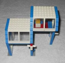 LEGO Coast Guard - Office Garage Building - From 6387 Coastal Rescue Base 1989