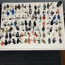 HUGE LEGO Minifigure Lot 225+ Star Wars Marvel Ninjago Jurassic World +Dinosaur