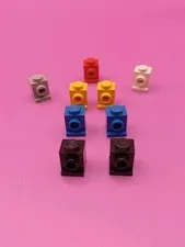 LEGO Modified 1 x 1 with Headlight Lot (Erling Brick) 9 Included • Multicolored 