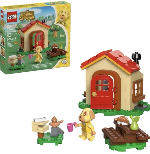 LEGO Animal Crossing Goldie's Cozy House 77058 Complete Set 149 Pieces