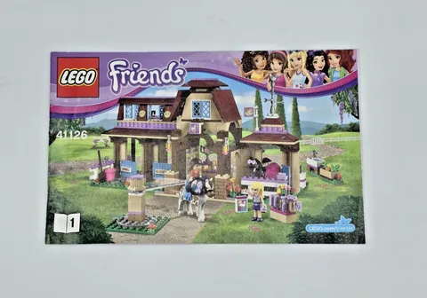 Lego Friends 41126 Heartlake Riding Club - Instruction Manual  Book #1 Only