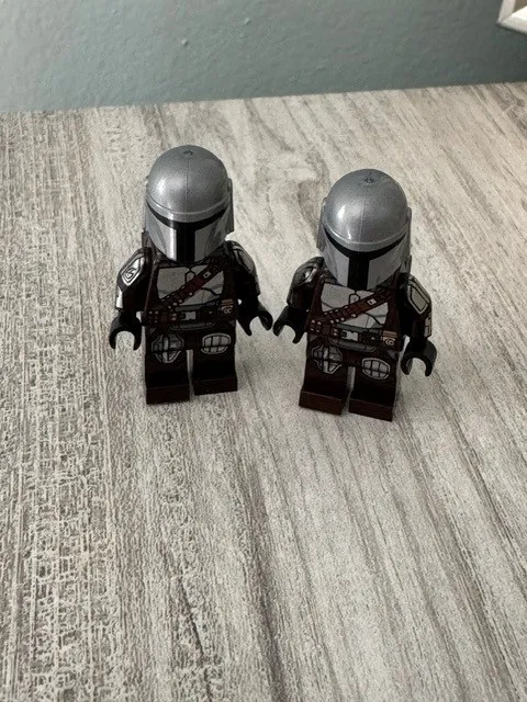 LEGO Star Wars 2x Mandalorian Warrior Minifigures 