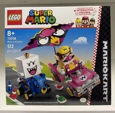 LEGO Super Mario Mario Kart Wario & King Boo 72038 512 pcs Box 8+