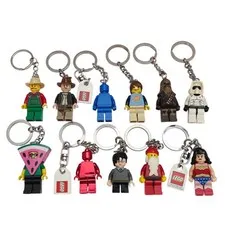 LEGO Keychain Bundle 11 Minifigures Star Wars Harry Potter DC Indiana Jones