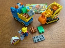 LEGO DUPLO Truck and Excavator Set 10812 Complete No Box